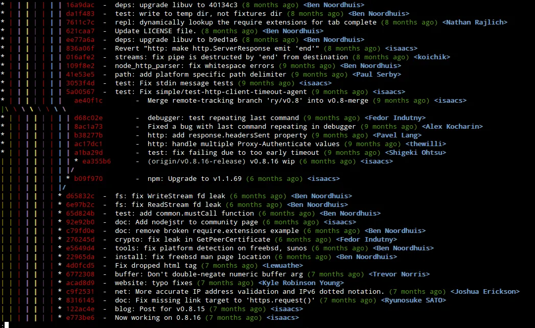 git log color screenshot 2